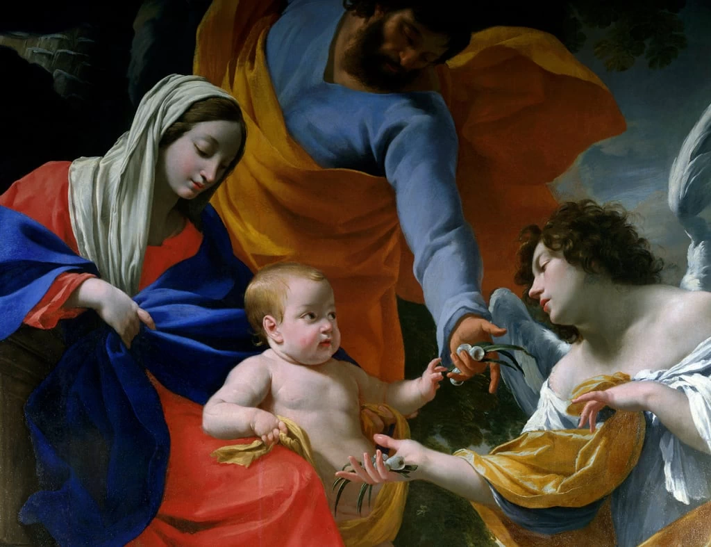 Il riposo della Sacra Famiglia - 1639, Grenoble, Musee des Beaux Arts, dettaglio
